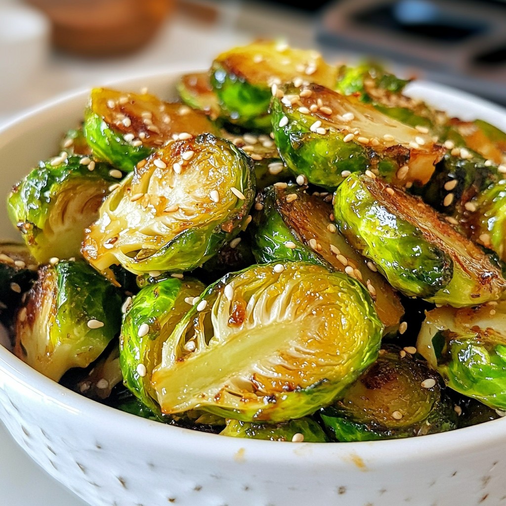 Knusprige Rosenkohl mit Honig im Air Fryer Rezept