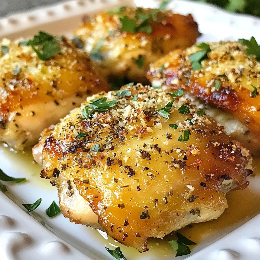 Savory Keto Herb-Crusted Chicken Thighs lecker zubereiten