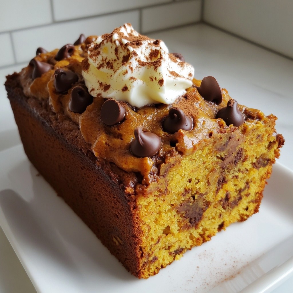 Schokoladenstückchen Kürbisbrot köstlich und einfach