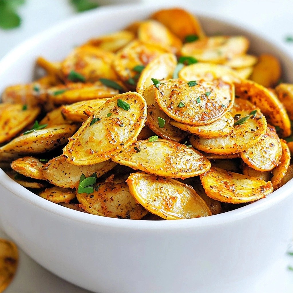 Crunchy Keto Spiced Pumpkin Seeds Einfaches Rezept