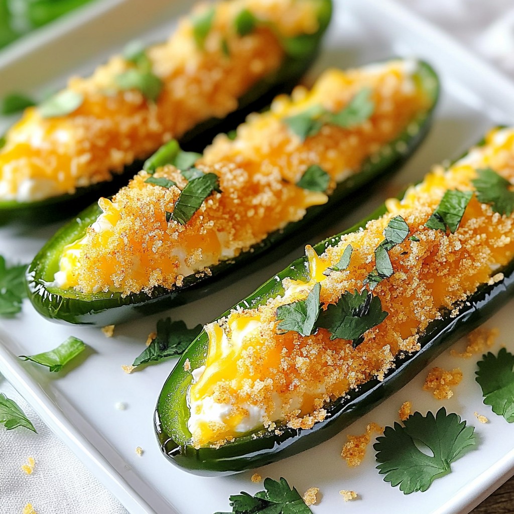 Spicy Keto Jalapeño Poppers mit Frischkäse Rezept