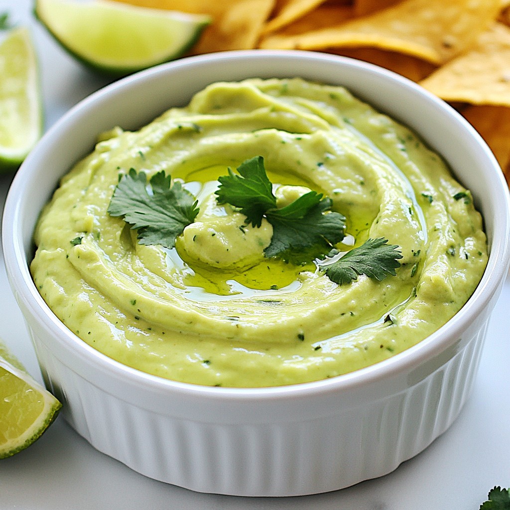 Avocado Lime Crema Dip Einfach und Cremig Genießen