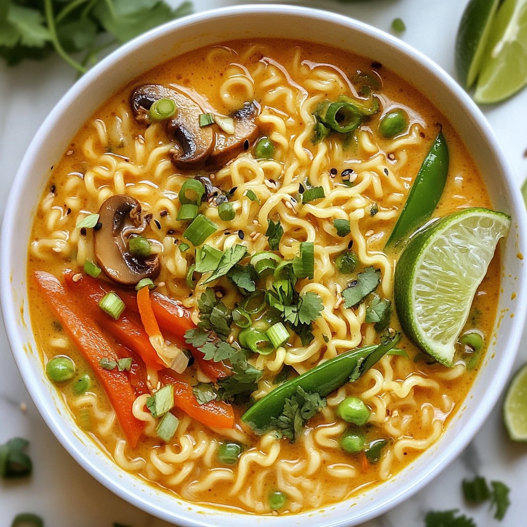 Kokos-Curry-Ramen Gaumenfreude leicht gemacht