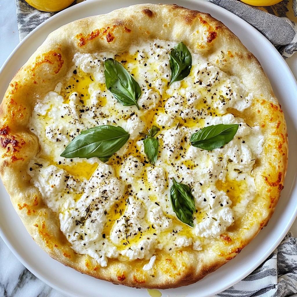 Roasted Garlic White Pizza Einfache und köstliche Variante