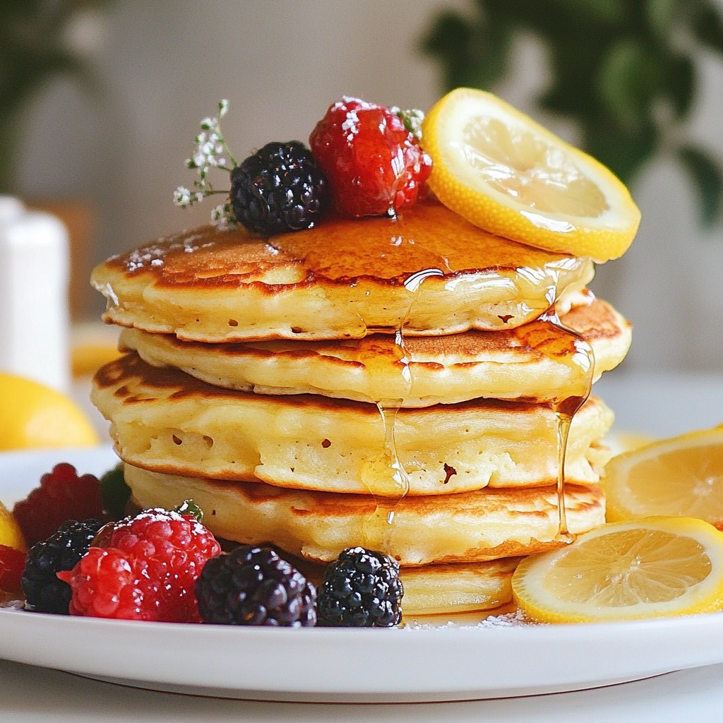 Lemon Ricotta Pancakes frisch und lecker genießen