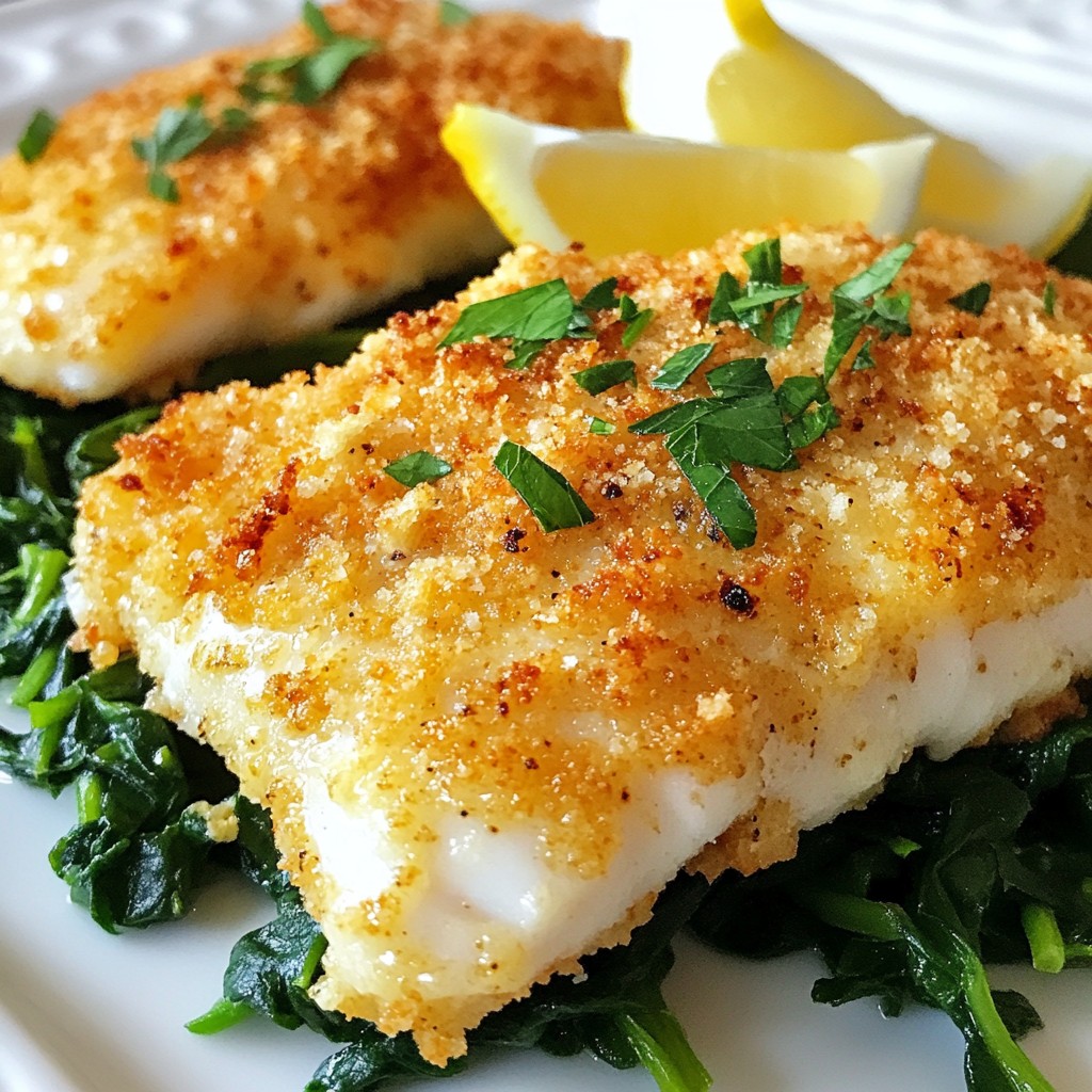 Parmesan Crusted Tilapia Leckeres und einfaches Gericht