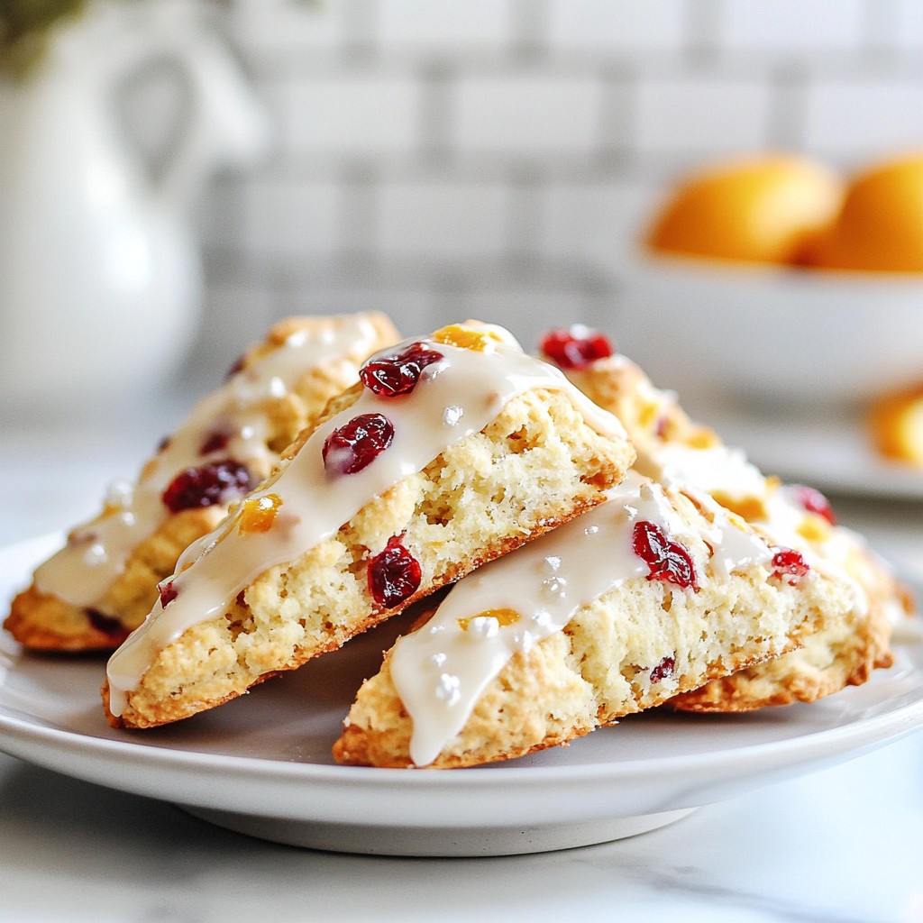 Cranberry Orange Scones Einfache und leckere Backkunst