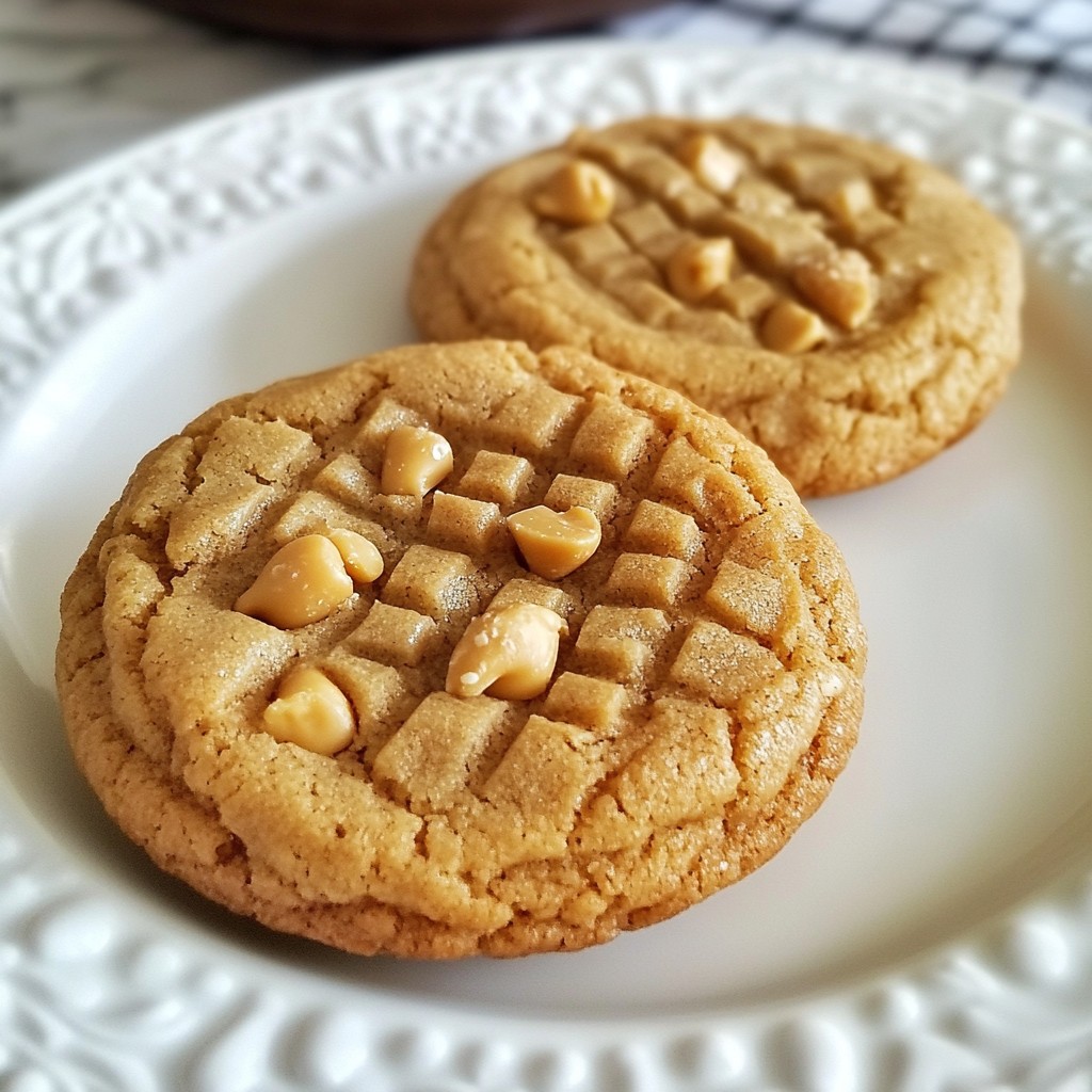 Erdnussbutter Cookies Himmlisch und Einfach Backen