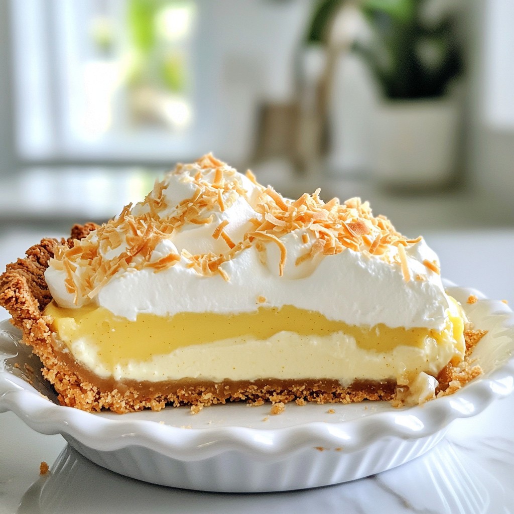 Zuckerfreie Keto Coconut Cream Pie Einfach und Lecker