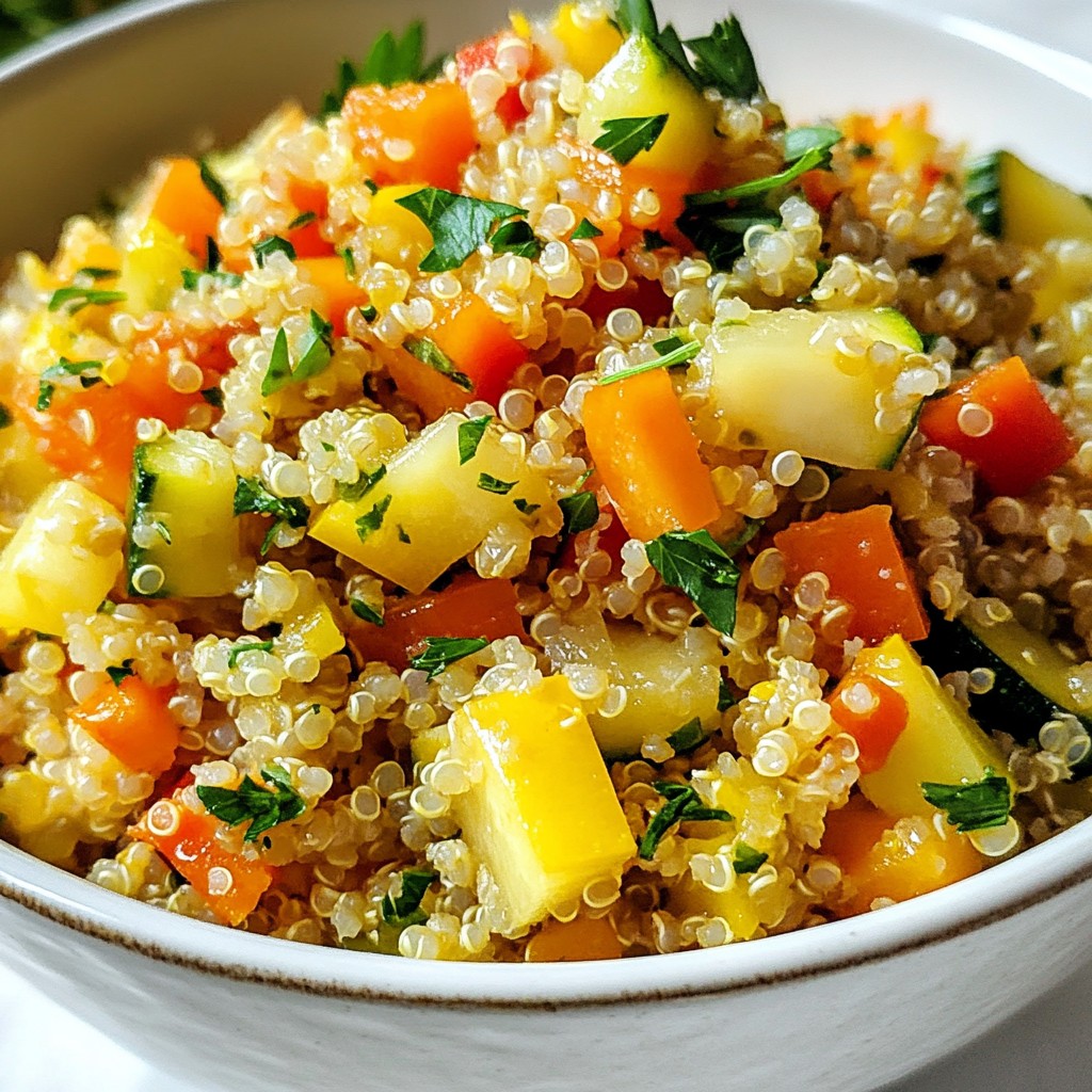 Lemon Herb Quinoa Pilaf Einfaches und nahrhaftes Rezept