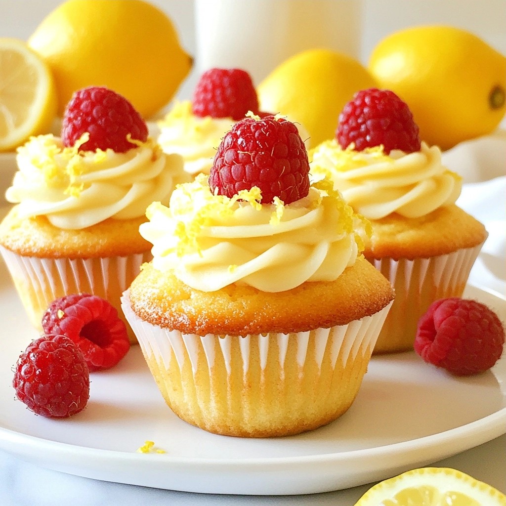 Fluffy Sugar-Free Lemon Raspberry Cupcakes Rezept