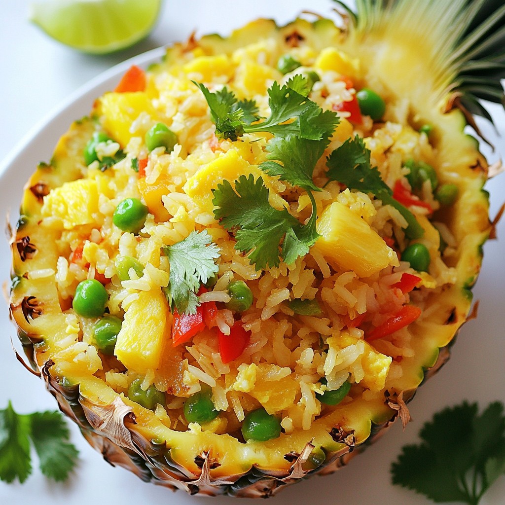 Tropical Pineapple Fried Rice Leckere & Einfache Idee