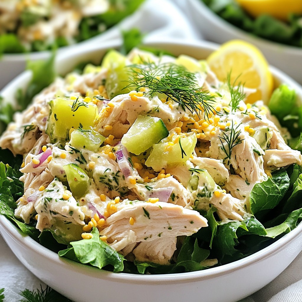 Creamy Keto Chicken Salad Bowls Einfach und Lecker