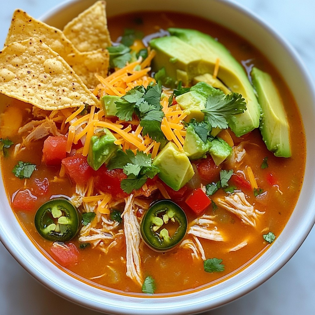 Köstliche Instant Pot Chicken Tortilla Soup Rezept