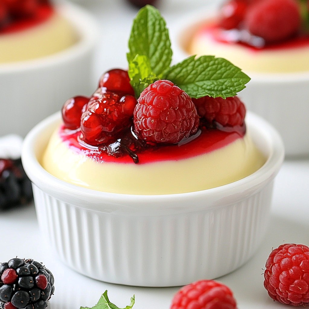 Creamy Keto Vanilla Bean Panna Cotta Rezept