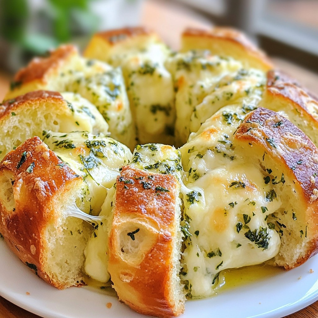 Garlic Herb Pull Apart Bread Einfaches und Köstliches Rezept
