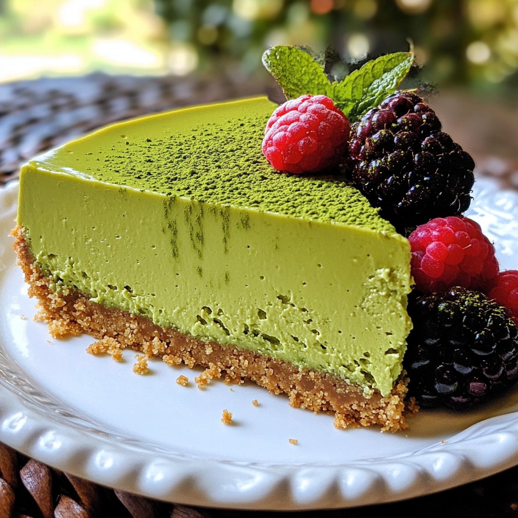 Matcha Green Tea Cheesecake Leckeres Rezept Finden