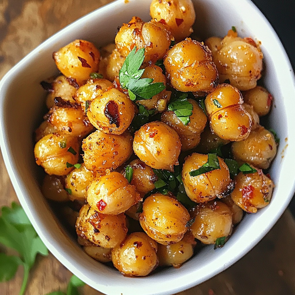 Würzige Kichererbsen Snack Knusprig und Gesund