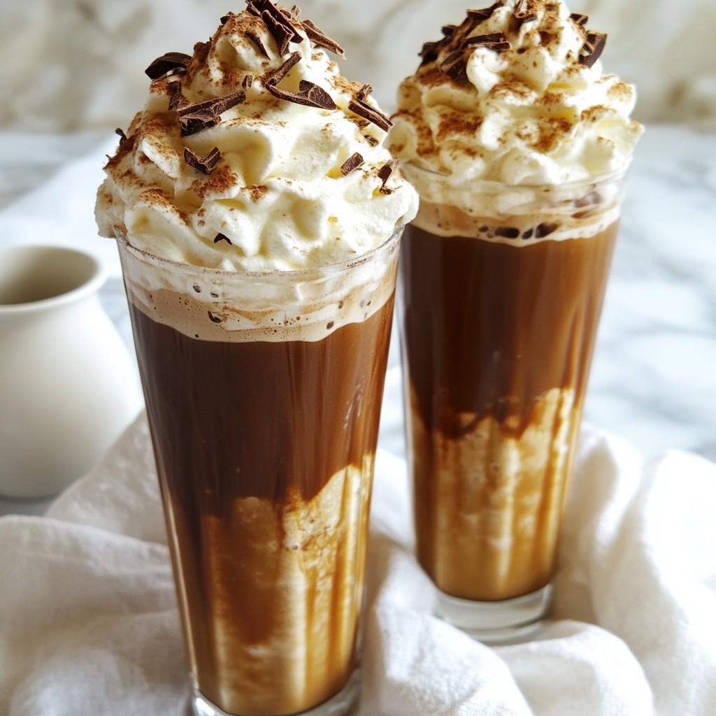 Mocha Cold Brew Frappe Einzigartig und Erfrischend