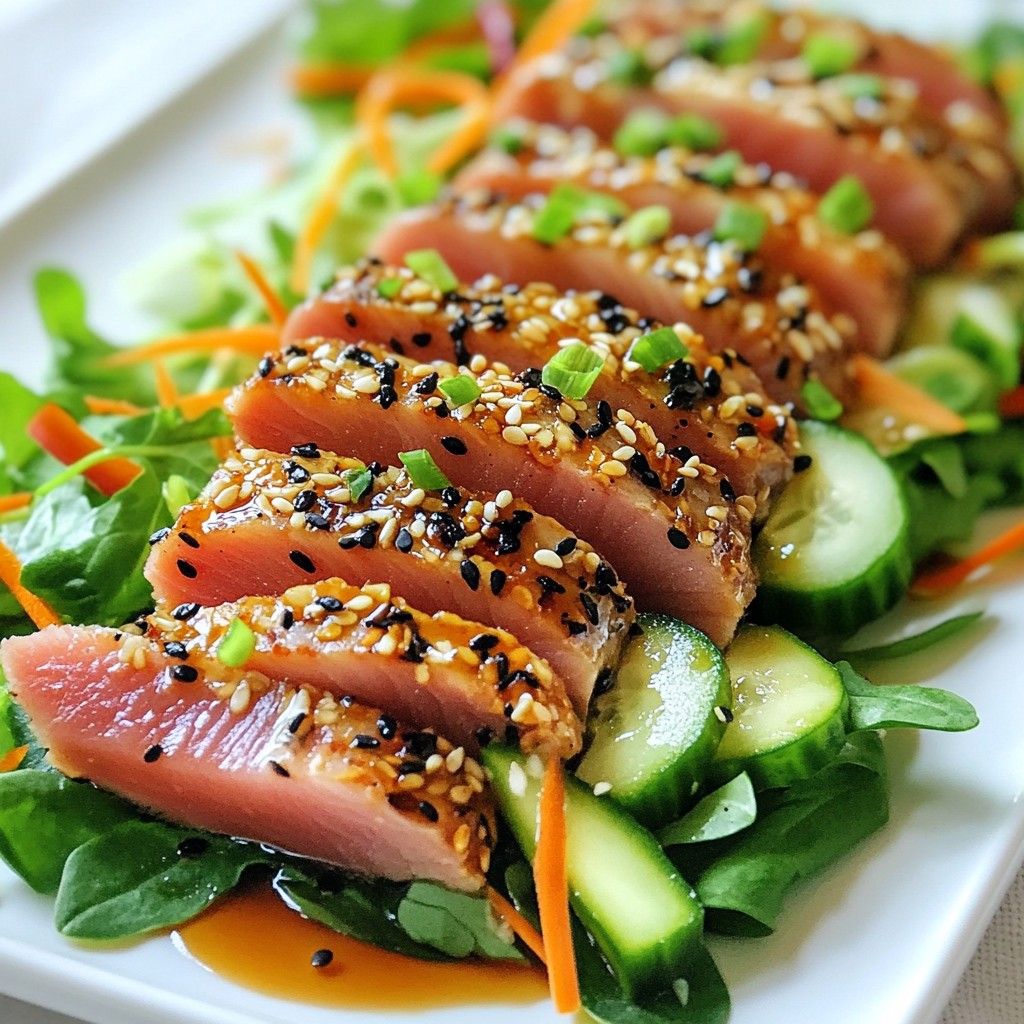 Sesame Crusted Ahi Tuna Köstliches Rezept Entdecken