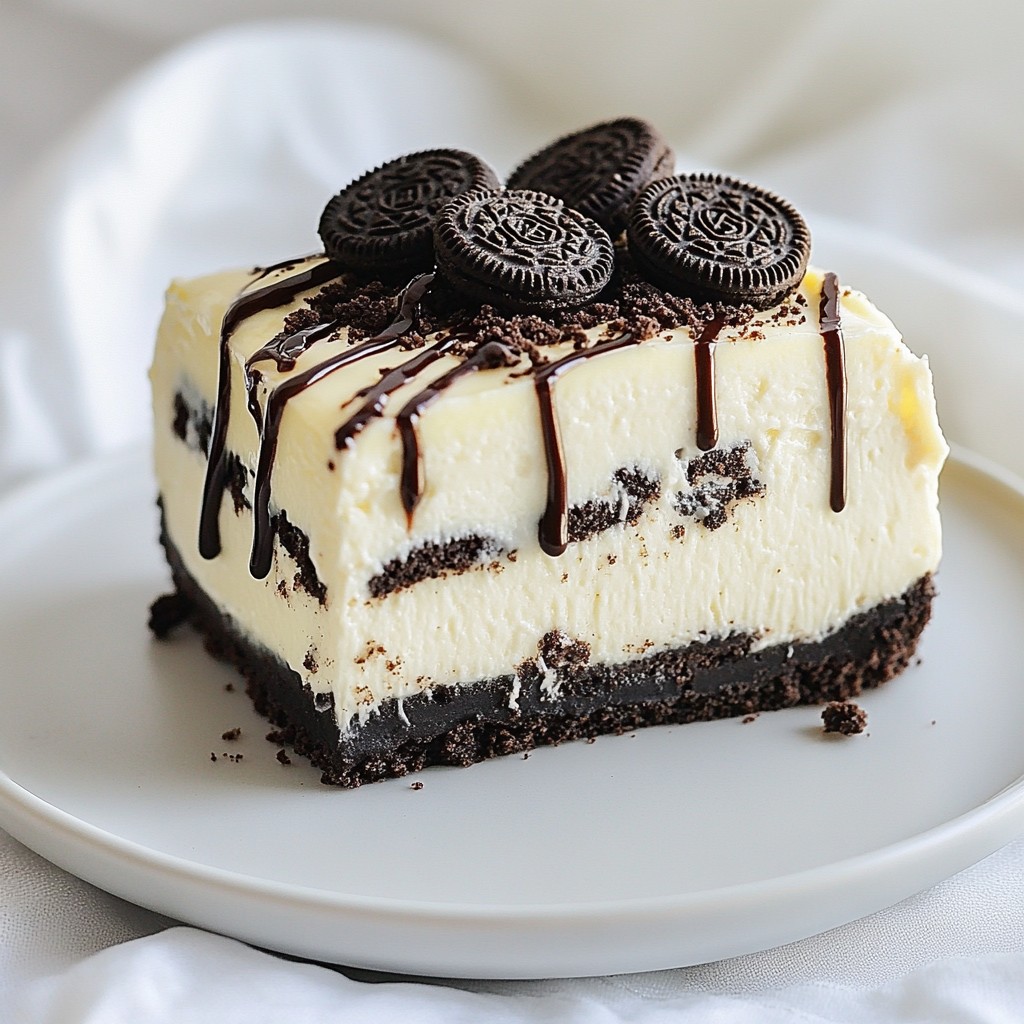 No Bake Oreo Cheesecake Einfaches und Schnelles Rezept