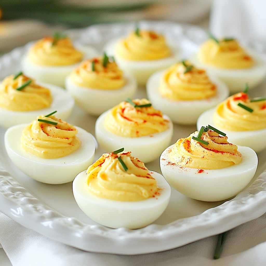 Classic Creamy Deviled Eggs Einfache und leckere Snacks