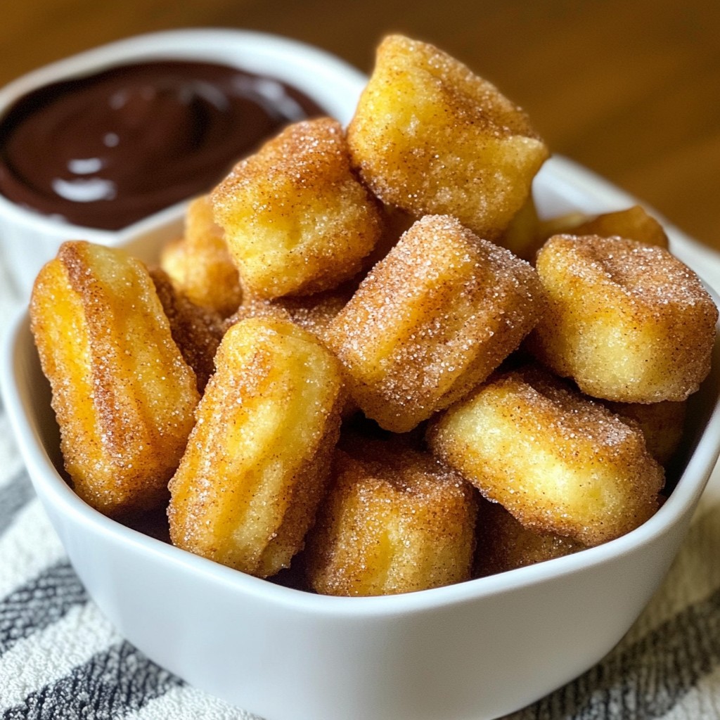 Air Fryer Churro Bites Köstlicher Snack für Alle