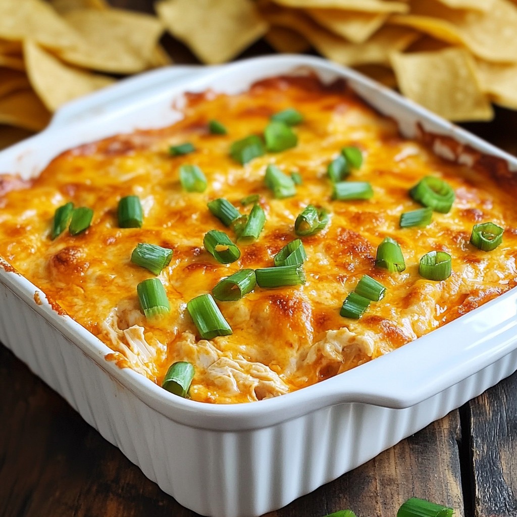 Creamy Buffalo Chicken Dip Einfach und Lecker