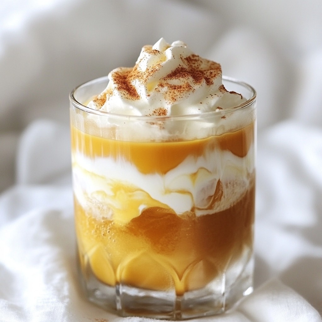 Kürbis-Gewürz-Cream Cold Brew Einfaches Rezept