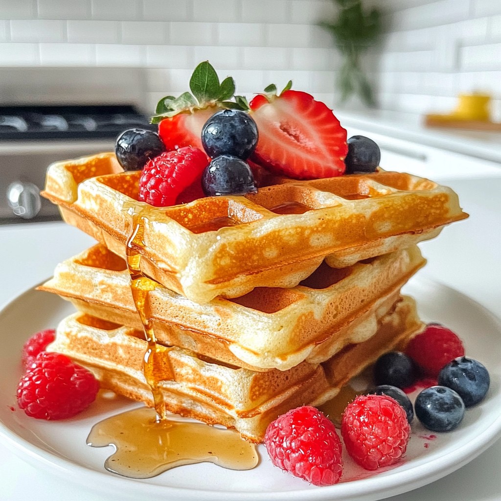 Fluffy keto Coconut Flour Waffles Einfach und lecker