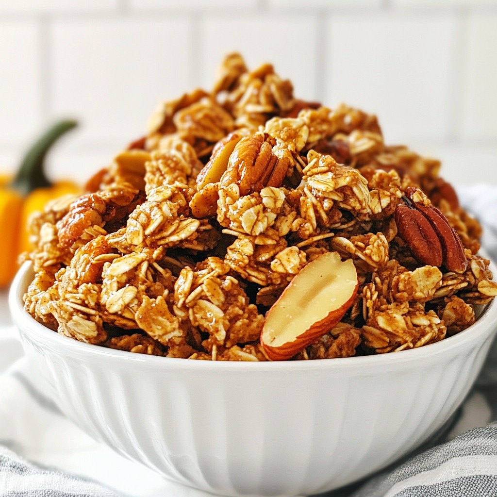 Maple Pecan Granola Clusters Knusprig und Lecker