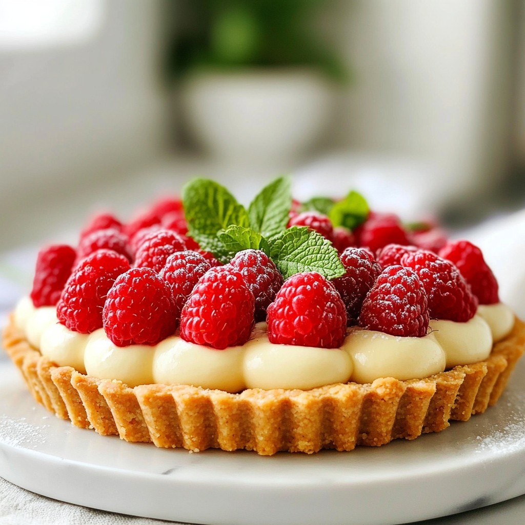 Zuckerfreies Keto Himbeer-Cremetörtchen Genießen