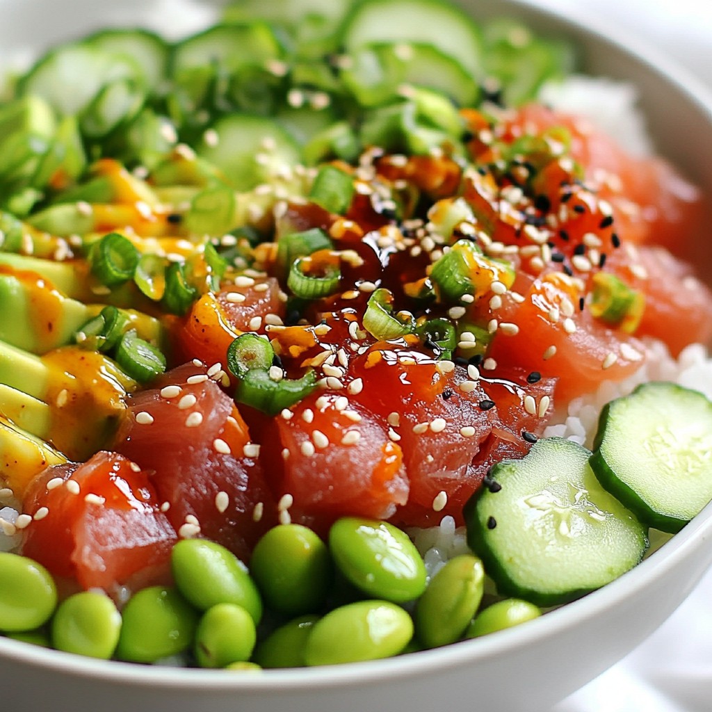 Spicy Tuna Sushi Bowls Schnelle und gesunde Option