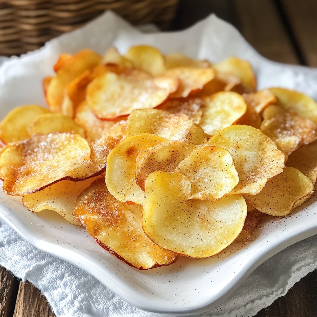 Cinnamon Sugar Apple Chips Einfaches und leckeres Rezept