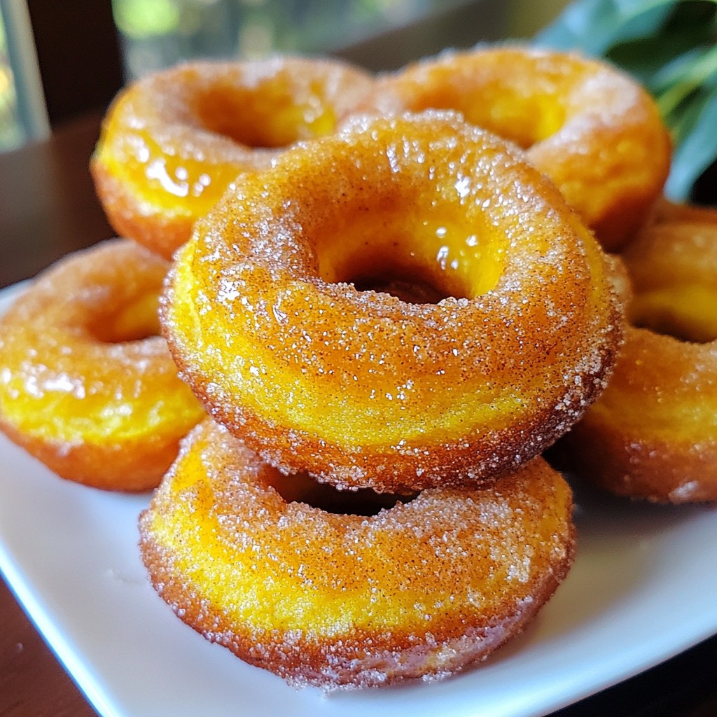 Zimt-Zucker-Kürbisdonuts Köstlicher Genuss für alle