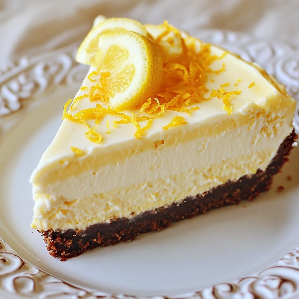 Sugar-free keto Lemon Cheesecake leckeres Rezept