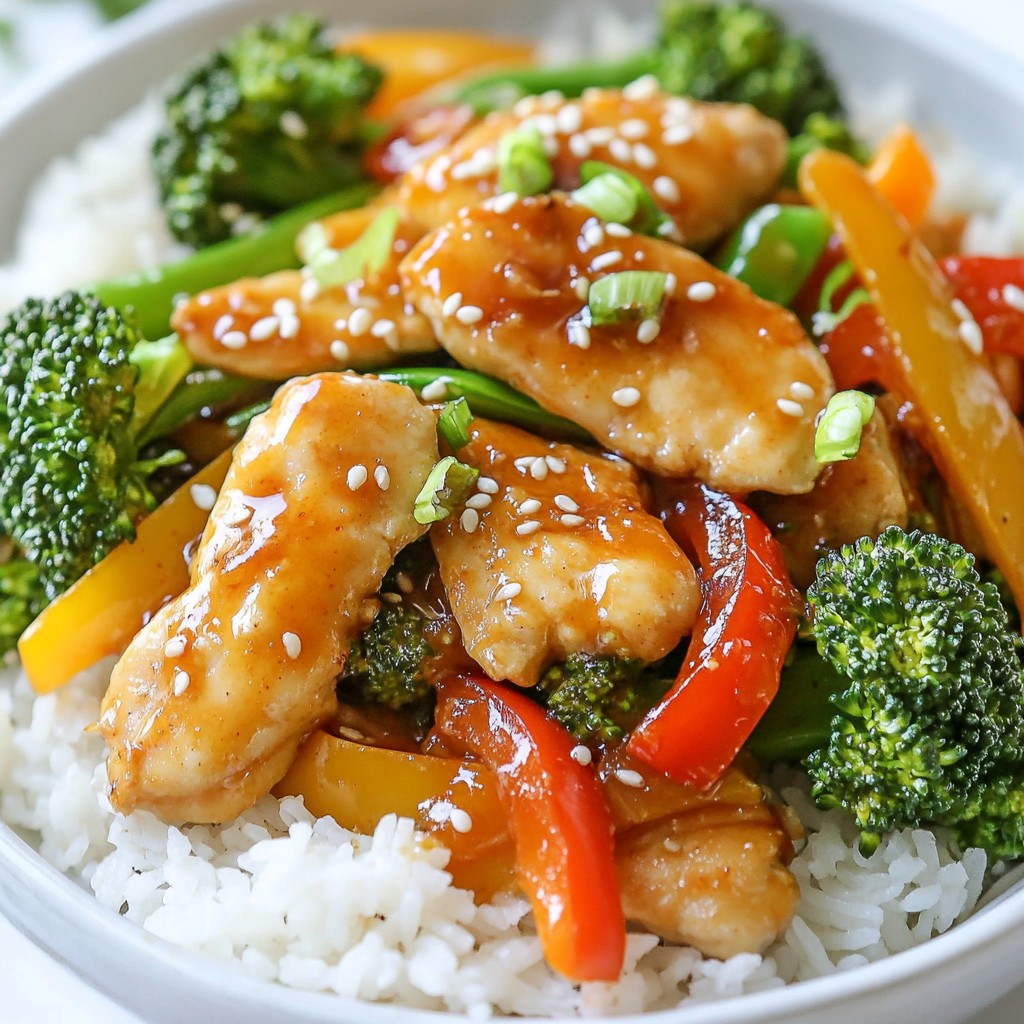 Sweet Chili Chicken Stir Fry Lecker und Einfach Zubereiten