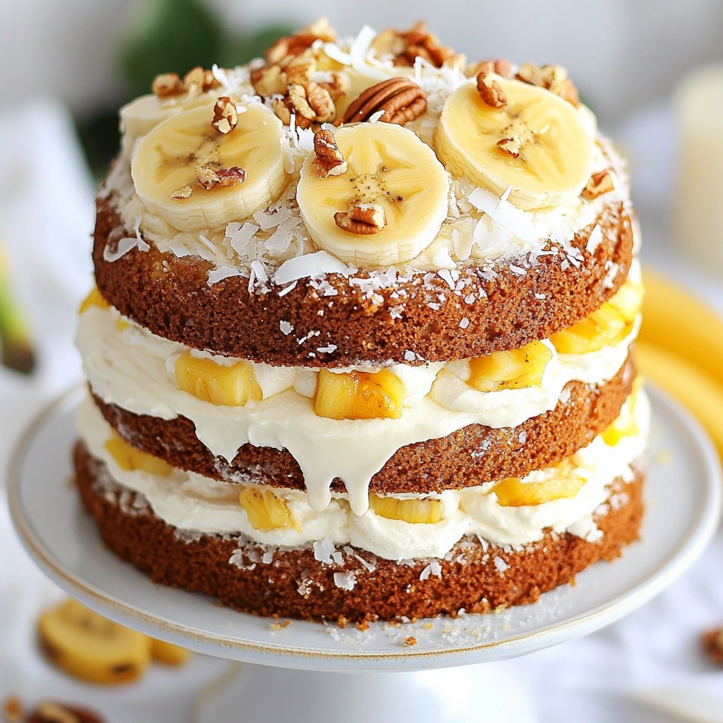 Classic Hummingbird Cake Einfach und Lecker Genießen