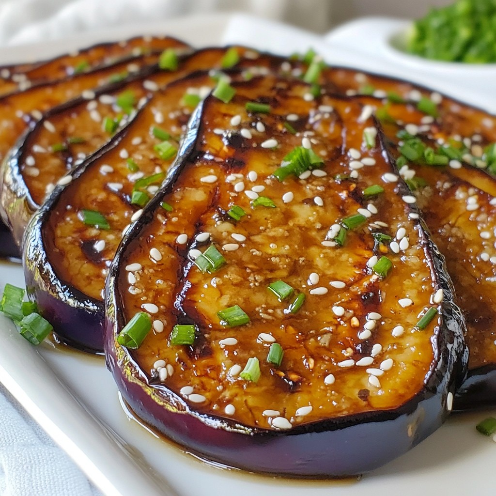 Miso Glazed Eggplant Steaks Einfach und Lecker Kochen