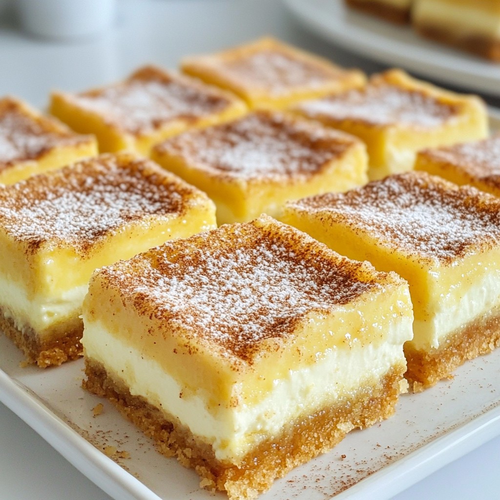 Churro Cheesecake Bars Leckerer Genuss für alle
