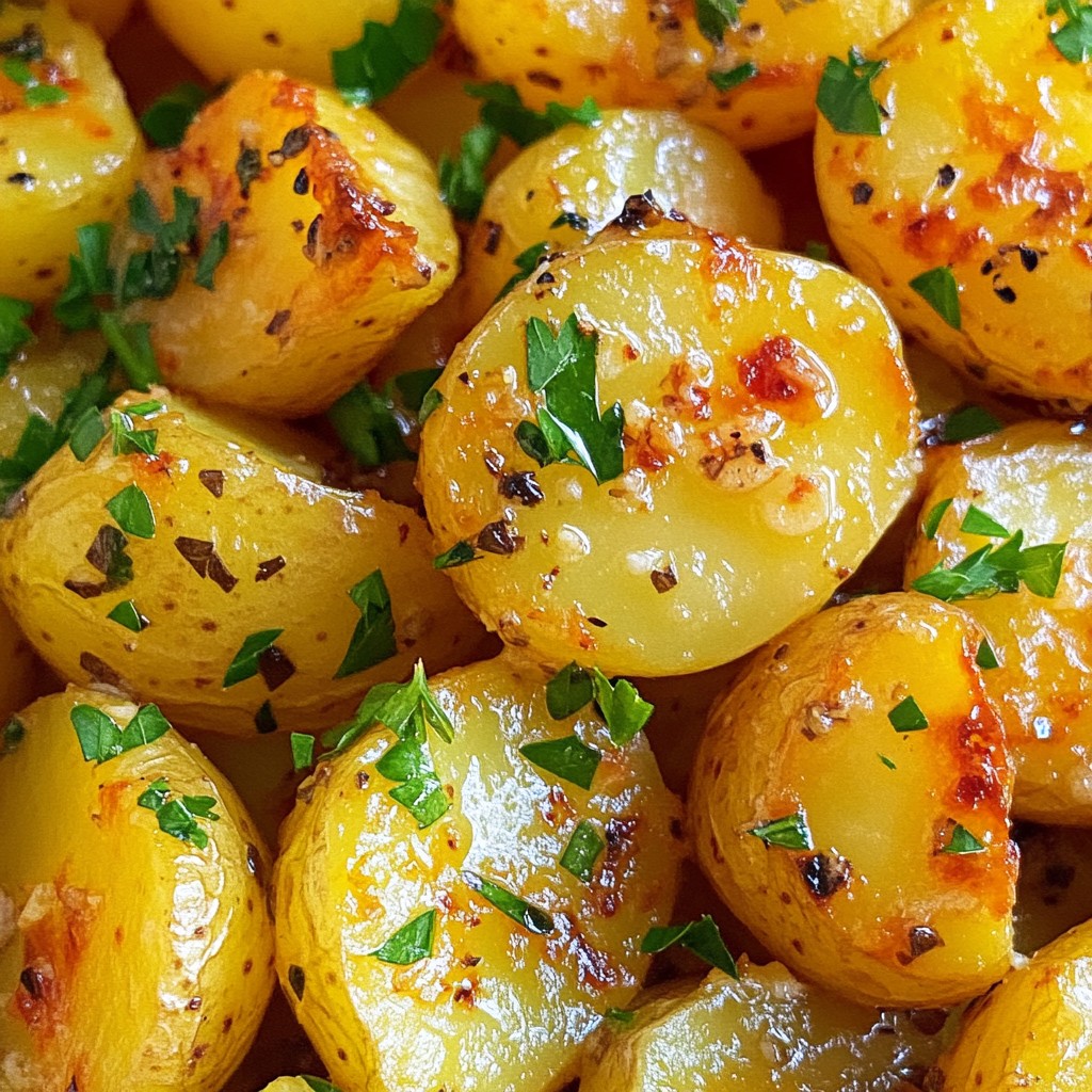 Chili Garlic Roasted Potatoes Knusprig und Einfach