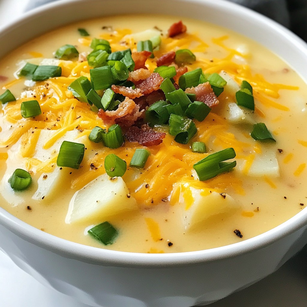 Instant Pot Loaded Potato Soup Cremig und Herzhaft