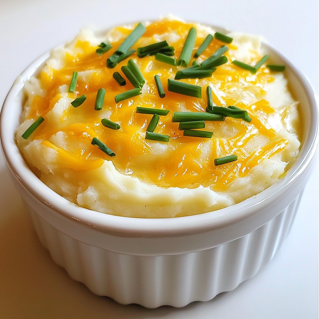 Cheesy Garlic Mashed Potatoes Cremig und Lecker