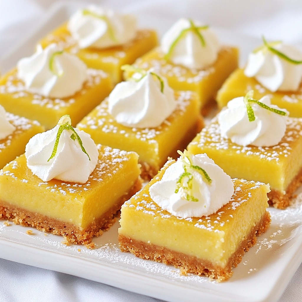 Key Lime Pie Bars leckere und einfache Desserts