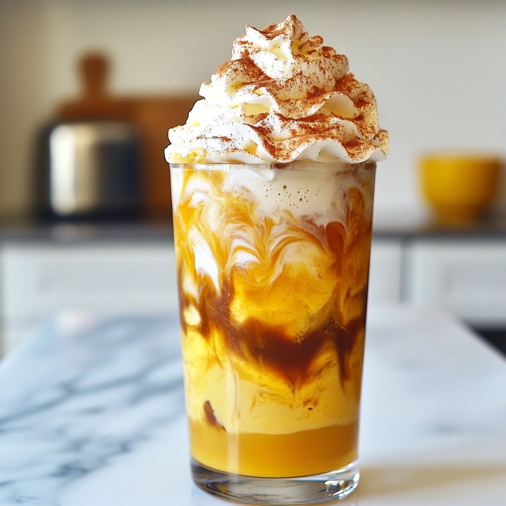 Pumpkin Cream Cold Brew Copycat Einfaches Rezept