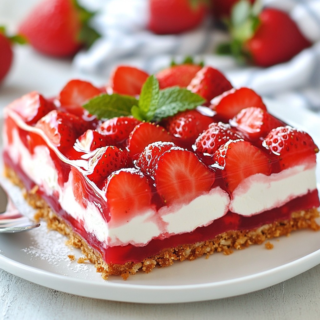 Erdbeer-Brezel-Salat Einfacher und köstlicher Genuss