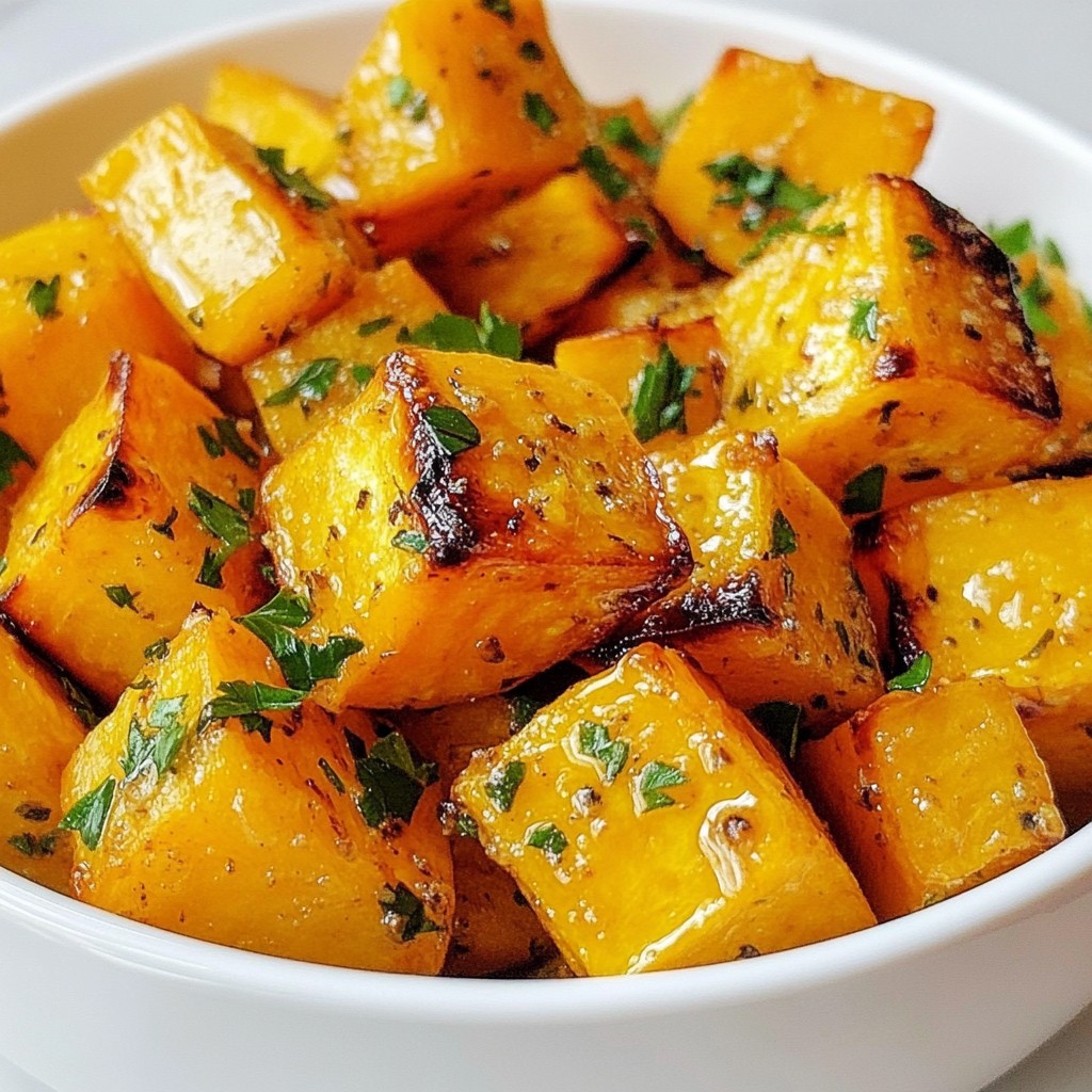 Honig Knoblauch Röst-Süßkartoffeln einfach zubereiten